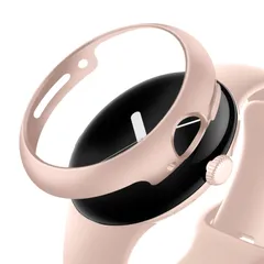 【人気商品】Pixel Watch 3/2/1 ケース PC素材 フレーム 対応 耐衝撃性 超薄型 バンパー Pixel Watch カバー ANYOI 面保護 簡易着脱 グーグルウォッチ ケース ピクセルウォッチ3/2/1 カバー(45mmピンク)