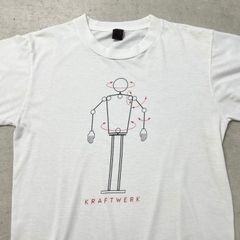 90年代 KRAFTWERK クラフトワーク バンドTシャツ バンT テクノ エレクトロニック メンズM相当 