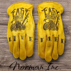 牛革　レザーグローブ　バイク　ハーレー　　手袋　カスタム　ツーリング　Mサイズ aafee2dd9864867978994b5c80ba28