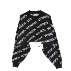 新品《 Vetements 》Monogram Cropped Sweater-