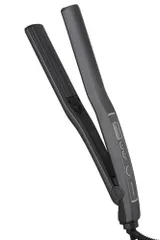 Color:ブラック_Size:35×287×35mm テスコム ヘアアイロン ストレートアイロン 26mm 海外対応 温度調整/メモリー 自動OFF 開閉ロック ラク抜きプラグ ブラック TS460A-K