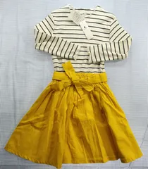 【タグ付き新品】グローバルワーク GLOBAL WORK ワンピース 長袖 140cm 子供服 中古