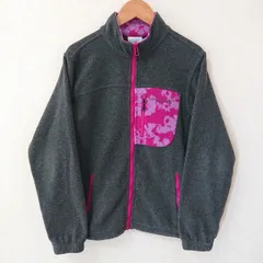 (^w^)b Columbia コロンビア ボア フリース ジャケット 羽織り ジップアップ フルジップ アウトドア キャンプ レジャー タウンユース 防寒 シンプル カジュアル グレー レディース サイズM