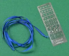 【中古】プラモデル 1/24 レーシングカー用シートベルト ブルー (2セット入) ディティールアップパーツ [SCP24A017]