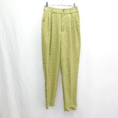 ◇ ⊂ JEANASIS ジーナシス スラックスパンツ サイズF グリーン レディース E  【1412260000772】