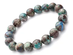 クリソコラ (ペール) ブレスレット 10mm パワーストーン ブレスレット メンズ レディース 天然石 数珠 アクセサリー メン 