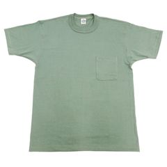 TMC2410 トイズマッコイ Tシャツ 無地 半袖 ポケットTシャツ TOYS McCOY メンズ ポケット付き 半袖Tシャツ 160 グリーン 新品