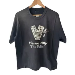 VISVIM FIL JUMBO ロゴプリントTシャツ クルーネック　ネイビー VISVIM FIL JUMBO ロゴプリントTシャツ 夏用 クルーネック半袖