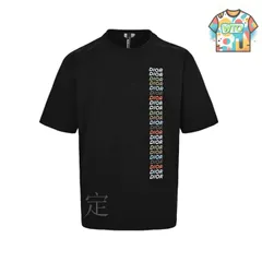【今日特価】カラー斜文字プリント T シャツ / Color Diagonal Logo Print Tee-1