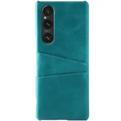 Xperia 1 V ケース SO-51D SOG10 エクスペリア1 マーク5  カード収納 レザー スマート ケース 【Color】 ピーコックグリーン