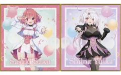 【中古】紙製品 笹木咲＆椎名唯華 ミニ色紙セット 「バーチャルYouTuber にじさんじ」 さくゆい 6周年記念グッズ コトブキヤ限定