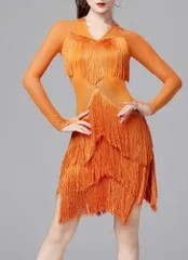 社交ダンス　上下セット　アンサンブル レッスン　オレンジ　蛍光色　フルボリューム 楽天市場】送料無料 ダンススカート ボリューム 社交ダンス