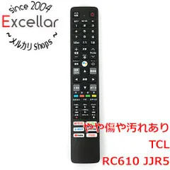 [bn:6] TCL　スマートテレビ用リモコン　RC610 JJR5のサムネイル