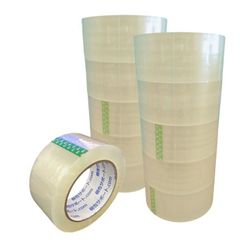 OPPテープ お得な100m巻 10巻 厚み45μ 幅48mm 透明 梱包 包装資材