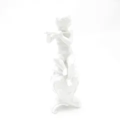 リチャードジノリ 白磁置物　天使の音楽家