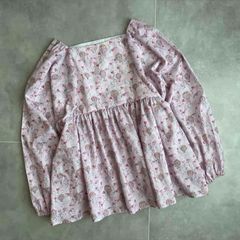 美品✨23ss gasa ガサ 噴水とジャスミン Vネックフリルブラウス - メルカリ