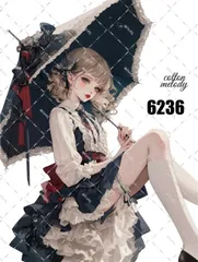 original sticker no.6236 // 人物ステッカー オリジナルステッカー オリジナル人物ステッカー ステッカー 装飾ステッカー cotton melody