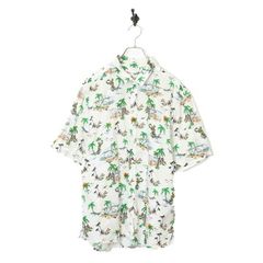 VINTAGE PRINTED SHIRT/L