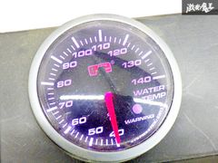 【新品未使用！】オートゲージ Autogauge 水温計 60Φ スモークレンズ 追加メーター 電子式 黒盤/白文字 日本製モーター 箱付 棚15R1