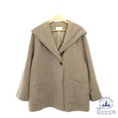 【訳アリ】BEAUTY&YOUTH UNITED ARROWS ビューティアンドユースユナイテッドアローズ アウター チェスターコート フード付き 大きめポケット 長袖 レディース ベージュ M キュプラ 901-11962 送料無料 古着