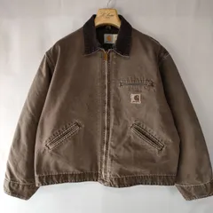 2025年最新】CarHartt デトロイトジャケット ブラウンの人気アイテム  