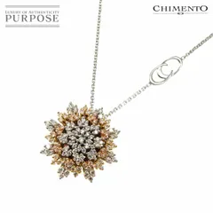 CHIMENTO キメント クロスネックレス　48.5cm 750 K18YG CHIMENTO/キメントK18 イエローゴールド クロス プチネックレス 48.5cm
