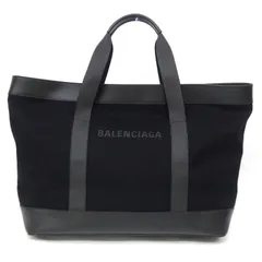 バレンシアガ BALENCIAGA トートバッグ 479290 黒 キャンバス×レザーのサムネイル
