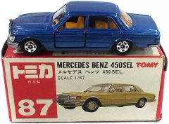 青箱トミカF7-1-15》メルセデスベンツ450SEL【一般輸出用】未使用美品