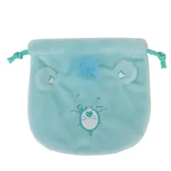 【メール便】ケアベア 巾着袋 ぬいぐるみ巾着 ウィッシュベア CareBears ティーズファクトリー きんちゃくポーチ 小物入れ キャラクター グッズ 