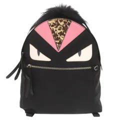 ほぼ未使用 クロコ フェンディ ピーカブー リュック モンスター フェンディ リュック モンスター バッグバグス BAG BUGS 7VZ012 FENDI