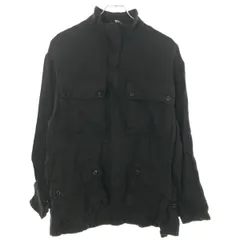 MOON AGE DEVILMENT × EGO TRIPPING ムーンエイジ デビルメント エゴトリッピング 22AW 40' PARATROOPER SMOCK JACKET ウールリネンミリタリージャケット mjk-0227 ブラック 44のサムネイル