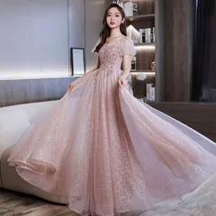 ブライズメイド ドレス 花嫁 フォーマル ドレス 演奏会 結婚式 パーティードレス ロングドレス お誕生日 披露宴 卒業式 お呼ばれ 二次会 ワンピース ドレス 花嫁 二次会hunsha04