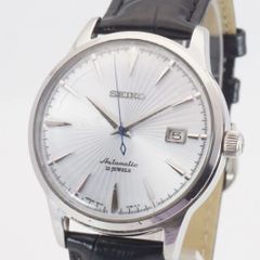 稼動品 セイコー SEIKO カクテル 6R15-01S0 自動巻 デイト アイスブルー文字盤 メンズ腕時計