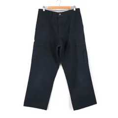 ディッキーズ ワークパンツ ペインターパンツ ストレート サイドポケット ボトムス 大きいサイズ メンズ 36×30サイズ ネイビー Dickies 【中古】