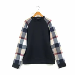【新品】ブラックレーベルクレストブリッジ　スウェット　黒　L　バーバリー　371 2025年最新】BLACK LABEL CRESTBRIDGE メンズ トレーナー