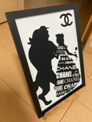 LOUIS VUITTON type☆A4額装済オマージュアートインテリア