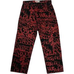 Size【W32】 SUPREME シュプリーム ×COMME des GARCONS SHIRT コムデギャルソン 18AW Canvas Painter Pant Black パンツ 黒赤 【中古品-良い】 20822292