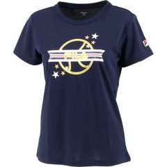 FILA  フィラ  テニス  ウェア  シャツ  Mサイズ  美品  紺