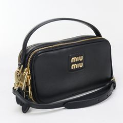 MIUMIU(OUTLET) ミュウミュウ アウトレット 2WAYハンドバッグ 5BH229 斜め掛け ショルダーバッグ レザー【中古】 レディースのサムネイル