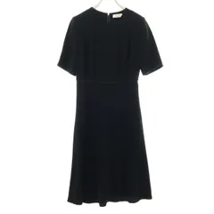 極美品✨クロエ 高級ブラックフォーマル レース ノーカラー Aライン 黒 極美品✨クロエ 高級ブラックフォーマル レース ノーカラー A