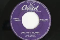 英7” Gene Vincent & His Blue Caps Jumps, Giggles And Shouts / Wedding Bells 45CL14681 	CAPITOL RECORDS /00080