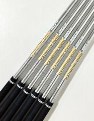 【中古シャフト】トゥルーテンパー ダイナミックゴールド 120 (S200) 6本セット #5-PW使用 グリップ付き ■ TRUE TEMPER Dynamic Gold