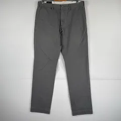 古着 ポロ・ラルフローレン POLO RALPH LAUREN チノパンツ チノパン ワンポイント スラックス w34 L34  グレー メンズ