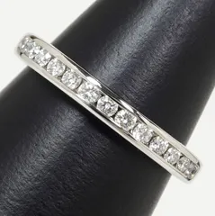 TIFFANY&Co. ティファニー ハーフサークルリング ダイヤモンド 7.5号 2.5mm Pt950