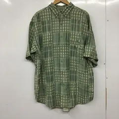 USED 古着 シャツ、ブラウス 半袖 半袖シャツ チェックシャツ ボタンダウンシャツ