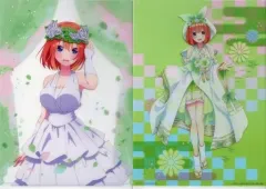 【中古】クリアファイル 中野四葉 A4クリアファイルセット(2枚組) 「一番くじ 映画 五等分の花嫁 ～君との出逢い～」 M賞