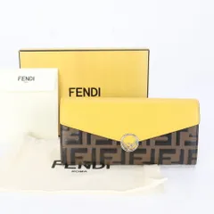 フェンディ/長財布/ズッカ柄/エフイズフェンディ/ブラウン
