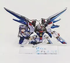 【中古】アクリルスタンド・アクリルパネル [単品] 高宮宇宙＆フリーダムガンダム 描き下ろしアクリルフィギュア 「コミックス HGに恋するふたり 第3巻 ゲーマーズ限定版」 同梱特典