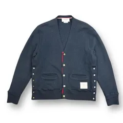 THOM BROWNEトリコロールコットンカーディガン ニット トムブラウン MJT047A-01431415 ネイビー 3 82251A5のサムネイル