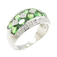 2025年最新】中古品 PT グリーンガーネットリングの人気アイテム  